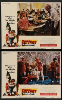 7w225 FAST TIMES AT RIDGEMONT HIGH 8 LCs '82 Sean Penn as Spicoli, sexy Phoebe Cates, classic!