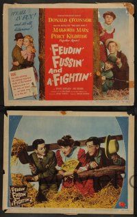 7w228 FEUDIN', FUSSIN' & A-FIGHTIN' 8 LCs'48 Marjorie Main watches Joe Besser tie up Donald O'Connor