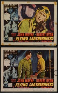 7w243 FLYING LEATHERNECKS 8 LCs '51 pilot John Wayne, cool airplane images, Howard Hughes!