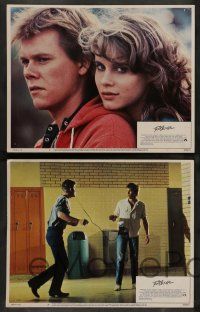7w245 FOOTLOOSE 8 LCs '84 Lori Singer, Christopher Penn , Kevin Bacon shows hicks how to dance!