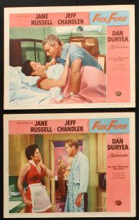 7w839 FOXFIRE 6 LCs '55 many images of sexy Jane Russell, Jeff Chandler!