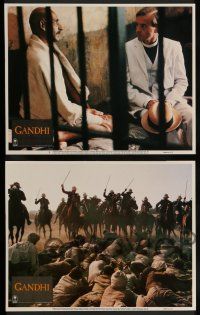 7w875 GANDHI 5 LCs '82 Ben Kingsley as The Mahatma, directed by Richard Attenborough!