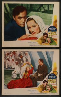 7w841 GARDEN OF ALLAH 6 LCs R49 Marlene Dietrich & Charles Boyer in a secret paradise of love!