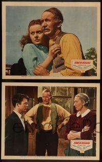 7w903 HOME IN INDIANA 4 LCs '44 Jeanne Crain, Lon McCallister, Walter Brennan, harness horse racing