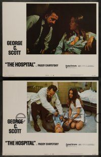7w316 HOSPITAL 8 LCs '71 George C. Scott, written by Paddy Chayefsky, watch them operate!