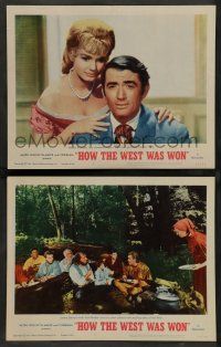 7w980 HOW THE WEST WAS WON 2 LCs '64 John Ford, Hathaway & Marshall epic, top cast!