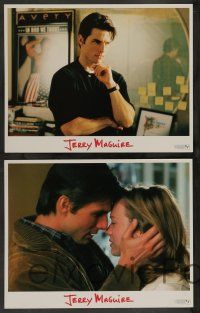7w354 JERRY MAGUIRE 8 LCs '96 Tom Cruise, Cuba Gooding Jr., Kelly Preston & Renee Zellweger!