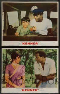 7w364 KENNER 8 LCs '68 images of Ricky Cordell, Madlyn Rhue, Jim Brown, adventure in India!