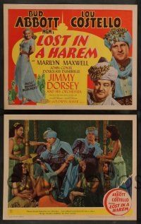 7w400 LOST IN A HAREM 8 LCs '44 Bud Abbott & Lou Costello in Arabia with sexy Marilyn Maxwell!