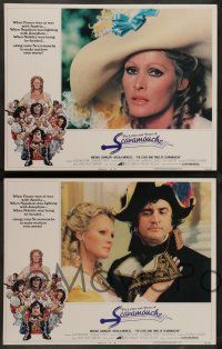 7w403 LOVES & TIMES OF SCARAMOUCHE 8 LCs '76 McMacken art, Michael Sarrazin & sexy Ursula Andress!