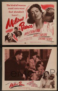 7w435 MILDRED PIERCE 8 LCs R56 Joan Crawford is the woman most men want, but shouldn't have!