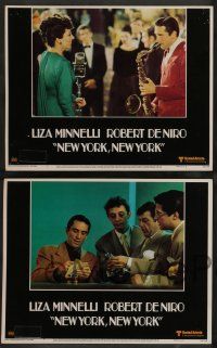 7w478 NEW YORK NEW YORK 8 LCs '77 Robert De Niro, Liza Minnelli, directed by Martin Scorsese!