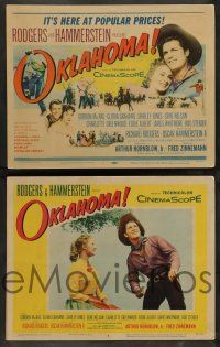 7w496 OKLAHOMA 8 LCs '56 Gordon MacRae, Shirley Jones, Rodgers & Hammerstein musical!
