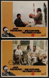 7w882 ONE FLEW OVER THE CUCKOO'S NEST 5 LCs '75 Jack Nicholson, Will Sampson, Louise Fletcher!