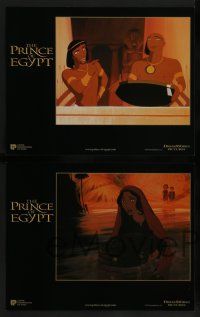 7w540 PRINCE OF EGYPT 8 LCs '98 cool images from Dreamworks historical cartoon, Moses & Rameses!