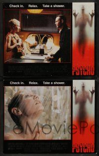 7w547 PSYCHO 8 LCs '98 Hitchcock re-make, Vince Vaughn, Julianne Moore, Heche, Mortensen, Macy