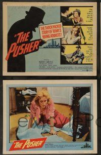 7w550 PUSHER 8 LCs '59 Harold Robbins early drug movie, Daddy, if you love me you'll get me a fix!