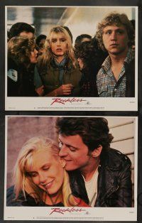 7w562 RECKLESS 8 LCs '84 great images of sexy Daryl Hannah & Aidan Quinn, James Foley!