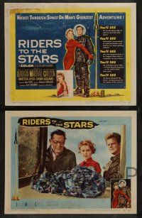7w575 RIDERS TO THE STARS 8 LCs '54 rocket through space on man's greatest adventure, cool images!