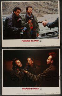 7w587 RUNNING SCARED 8 LCs '86 Gregory Hines & Billy Crystal are Chicago's finest!