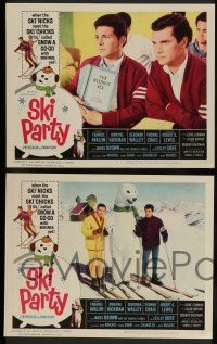 7w857 SKI PARTY 6 LCs '65 Frankie Avalon, Dwayne Hickman, snow a go-go!