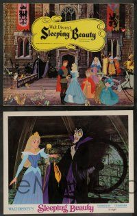 7w615 SLEEPING BEAUTY 8 LCs R70 Walt Disney cartoon fairy tale fantasy classic!