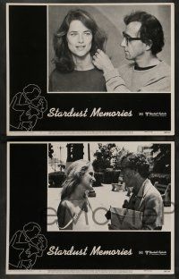 7w649 STARDUST MEMORIES 8 LCs '80 directed by Woody Allen, Charlotte Rampling, Jessica Harper!
