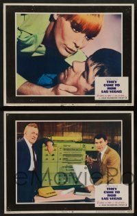 7w678 THEY CAME TO ROB LAS VEGAS 8 LCs '68 Gary Lockwood, Elke Sommer, Jack Palance, Lee J. Cobb!