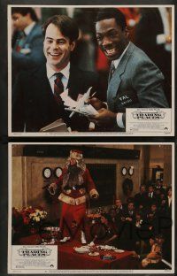 7w700 TRADING PLACES 8 LCs '83 Dan Aykroyd & Eddie Murphy are getting rich & getting even!
