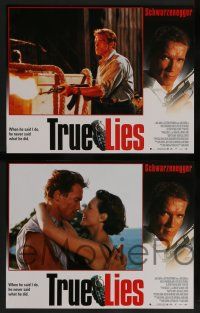 7w707 TRUE LIES 8 LCs '94 Arnold Schwarzenegger, Jamie Lee Curtis, directed by James Cameron!