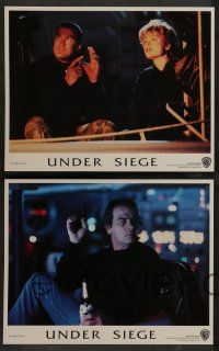 7w716 UNDER SIEGE 8 LCs '92 cool images of Navy SEAL Steven Segal, Tommy Lee Jones, Gary Busey!