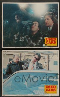 7w725 USED CARS 8 LCs '80 images of Kurt Russell, Jack Warden, directed by Robert Zemeckis!