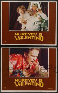 7w727 VALENTINO 8 LCs '77 Rudolph Nureyev, Leslie Caron, Michelle Phillips!
