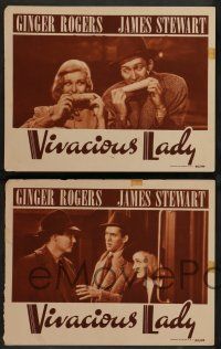7w863 VIVACIOUS LADY 6 LCs R41 Ginger Rogers, James Stewart, Coburn, directed by George Stevens!