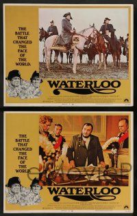 7w745 WATERLOO 8 LCs '70 Rod Steiger as Napoleon Bonaparte, Christopher Plummer, Orson Welles!