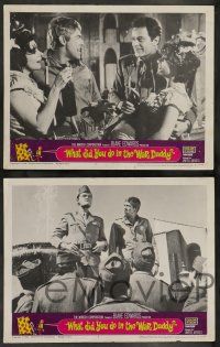 7w754 WHAT DID YOU DO IN THE WAR DADDY 8 LCs '66 James Coburn, Dick Shawn, director Blake Edwards!