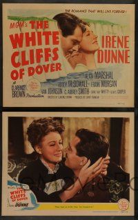 7w761 WHITE CLIFFS OF DOVER 8 LCs '44 Irene Dunne & Alan Marshal, Roddy McDowall!