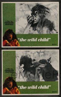 7w764 WILD CHILD 8 LCs '70 Francois Truffaut's classic L'Enfant Sauvage, Jean-Pierre Cargol!