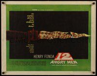 7z066 12 ANGRY MEN style B 1/2sh '57 best image from this classic movie, art of stars in knife blade