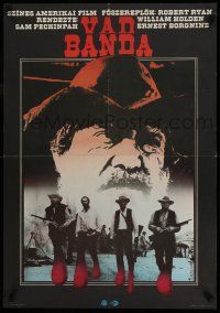 7z202 WILD BUNCH Hungarian 23x32 '85 Sam Peckinpah classic, cool different image w/Edmond O'Brien!