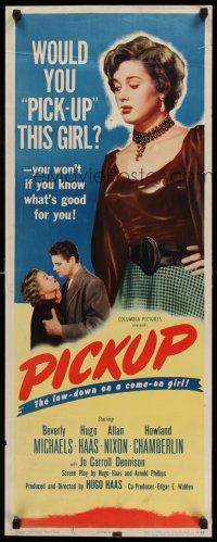 7z060 PICKUP insert '51 you won't pick up Beverly Michaels if you know what's good for you!