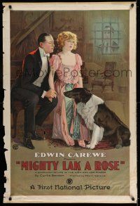 7z108 MIGHTY LAK' A ROSE 1sh '23 blind violinist Dorothy Mackaill's purity makes gang go straight!