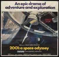 8a002 2001: A SPACE ODYSSEY Cinerama 6sh '68 Stanley Kubrick classic, art of space wheel by McCall!