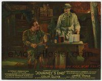 8a074 JOURNEY'S END LC '30 James Whale, great art of WWI soldier showing his foot to Ian Maclaren!