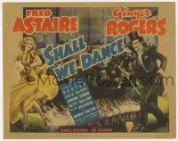 8a047 SHALL WE DANCE TC '37 wonderful art of sexy Ginger Rogers dancing with Fred Astaire!
