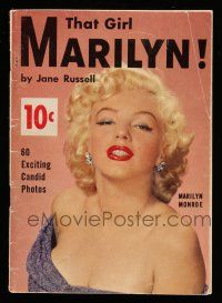 8a154 MARILYN MONROE 4x6 magazine '53 tons of the most candid photos of her you'll ever see!