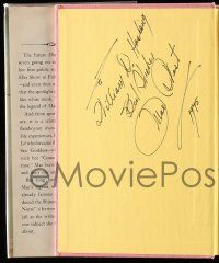 8a031 MAE WEST signed hardcover book '59 her autobiography Goodness Had Nothing To Do With It!