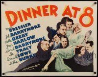 8b100 DINNER AT 8 1/2sh '34 Jean Harlow in one of the most classic all-star romantic comedies!
