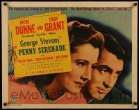 8b128 PENNY SERENADE style A 1/2sh '41 c/u of Cary Grant & Irene Dunne, directed by George Stevens!