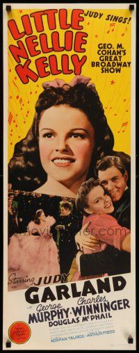8b167 LITTLE NELLIE KELLY insert '40 Judy Garland, George M. Cohan's great Broadway show!